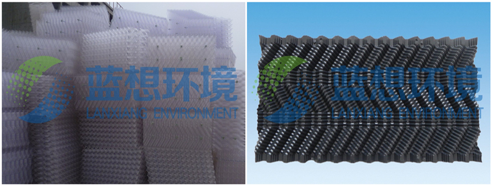 蓝想S波淋水填料在逆流式冷却塔中的应用 蓝想S波淋水填料在逆流式冷却塔中的应用