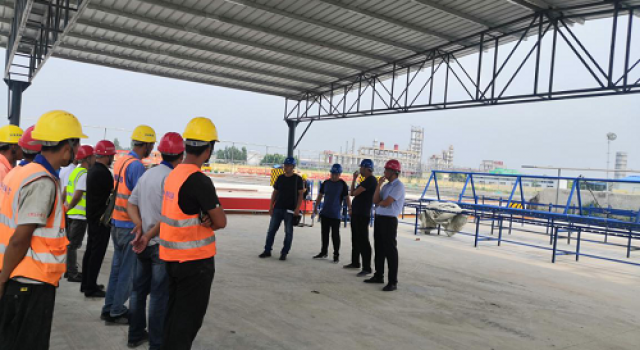 济高高速顺利完成首件预制箱梁混凝土浇筑 济高高速顺利完成首件预制箱梁混凝土浇筑