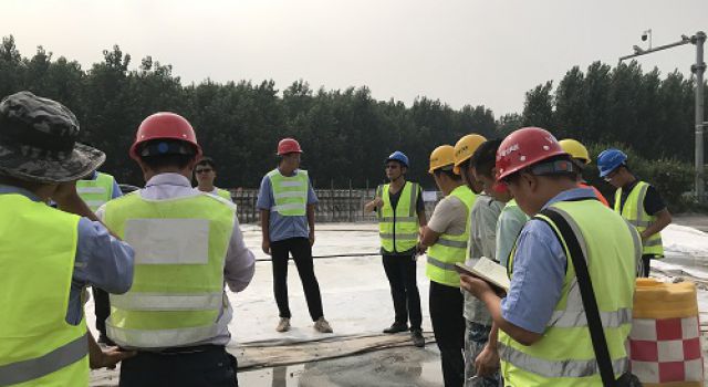 京沪改扩建二驻地办组织七标段结构物队伍召开桥面铺装及湿接缝施工现场会 京沪改扩建二驻地办组织七标段结构物队伍召开桥面铺装及湿接缝施工现场会