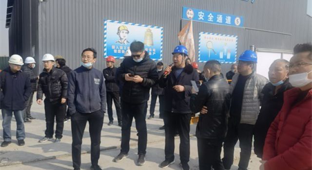 济高高速标准化、精细化施工观摩会