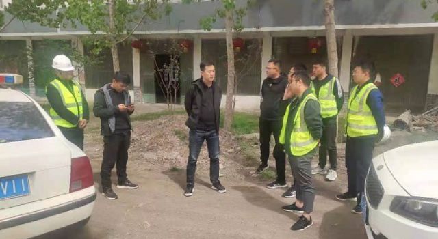 贾涵辉局长莅临枣庄市峄城区X034平冯公路大修工程工程项目督导