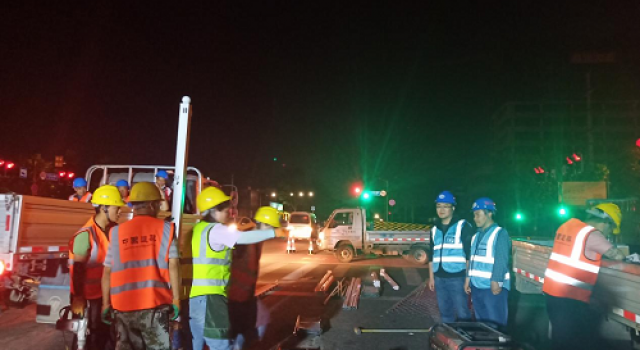 淄博市城市快速路网建设一期工程（宝山路）拉开帷幕