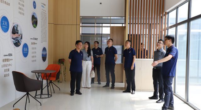 推动交流、共谋发展----国企单位来公司交流指导