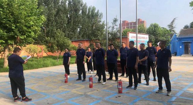 济微高速一驻地办开展消防应急演练