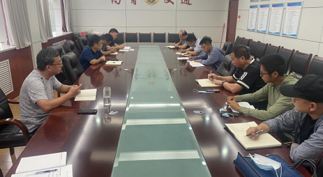 高青县济高高速施工四、五标段损毁农村公路 修复工程召开工地会议