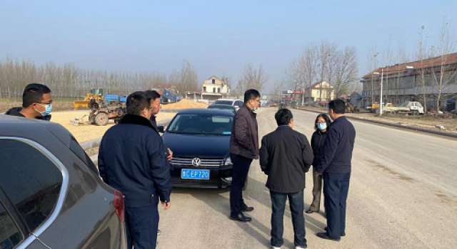 淄博市交通运输局副局长张秀萍莅临上海路北延（赵班路）检查指导工作