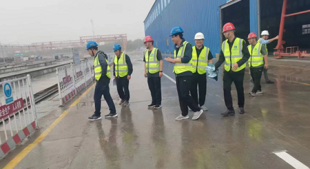 五工区预制场和拌合站顺利通过验收