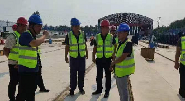 邹城至济宁公路工程三工区箱梁预制场顺利通过验收