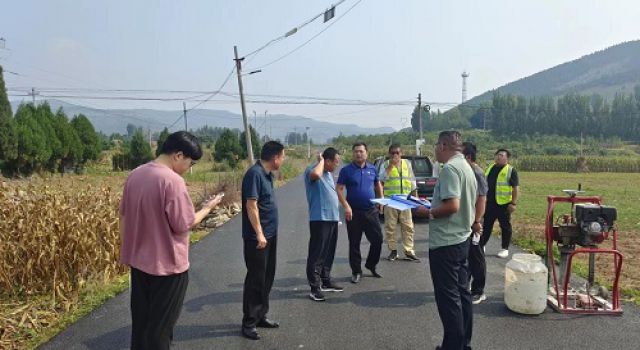 淄博市沂源县交通运输监察执法大队对沂源县2023年度“四好农村路”新改建及危桥项目进行质量、安全监督检查