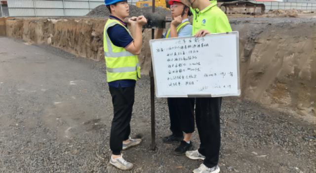 许昌绕城高速XCZD-3驻地办“以老带新”现场教学