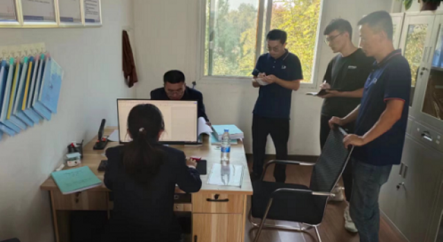 总公司中心试验室对和襄高速公路六安段第二驻地办工地试验室进行内审检查