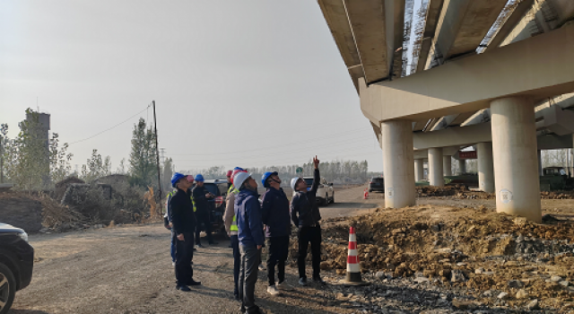 邹城至济宁公路工程项目办组织十月份综合检查