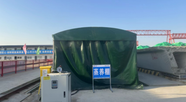 和襄高速第二驻地办抓好3#预制厂冬季施工