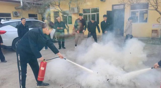 临汾境内2023年度普通国省道路面养护工程(第三批)第一总监办组织消防演练 临汾境内2023年度普通国省道路面养护工程(第三批)第一总监办组织消防演练